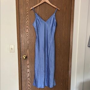 Express Blue Midi Dress